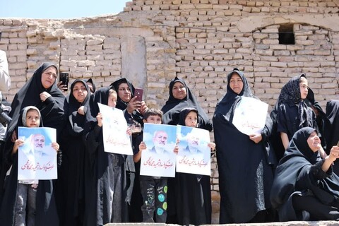 تصاویر| تشییع شهید سردار محمد کاظمی در روستای افین