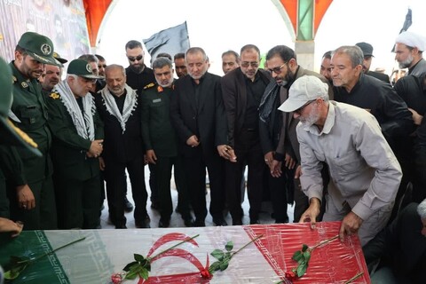 تصاویر| تشییع شهید سردار محمد کاظمی در روستای افین