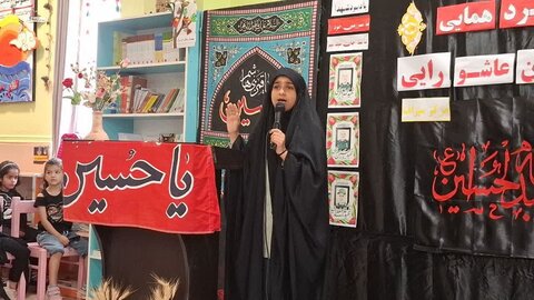تصاویر/ اجتماع کودکان عاشورایی در سیراف