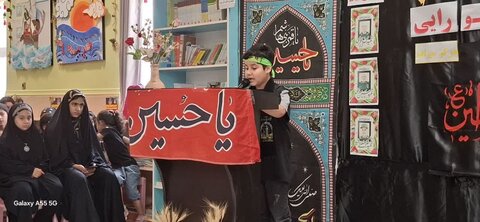 تصاویر/ اجتماع کودکان عاشورایی در سیراف