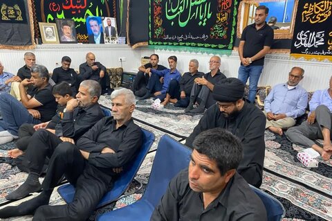 تصاویر/ مراسم روضه‌خوانی محرم در بندر ریگ