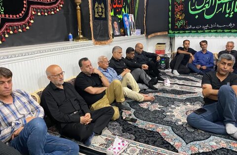 تصاویر/ مراسم روضه‌خوانی محرم در بندر ریگ