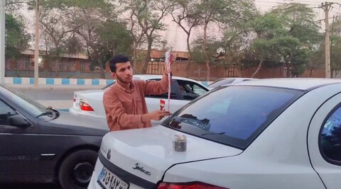 تصاویر/شعار نویسی جهت تقویت روحیه عمومی،و همچنین جملاتی برای استقبال از ماه محرم الحرام.