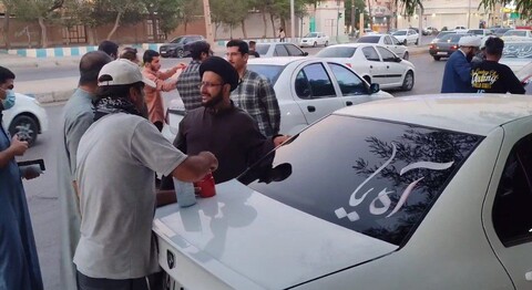 تصاویر/شعار نویسی جهت تقویت روحیه عمومی،و همچنین جملاتی برای استقبال از ماه محرم الحرام.