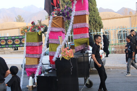 تصاویر/ آیین ورود نمادین کاروان امام حسین(ع) در شهر جوپار