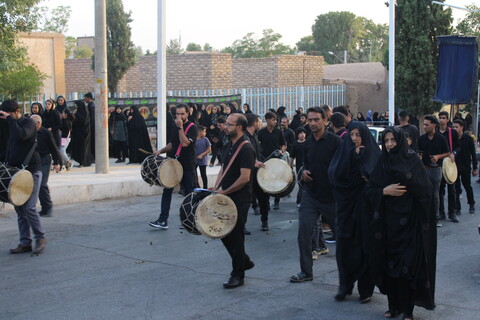 تصاویر/ آیین ورود نمادین کاروان امام حسین(ع) در شهر جوپار