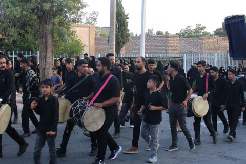 تصاویر/ آیین ورود نمادین کاروان امام حسین(ع) در شهر جوپار