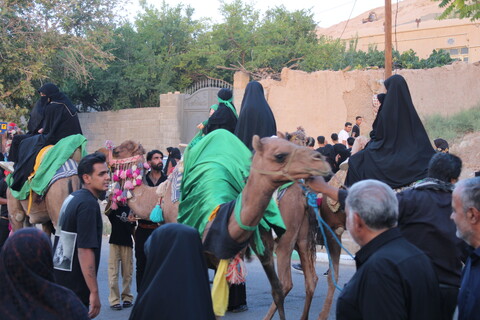 تصاویر/ آیین ورود نمادین کاروان امام حسین(ع) در شهر جوپار