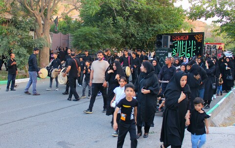 تصاویر/ آیین ورود نمادین کاروان امام حسین(ع) در شهر جوپار