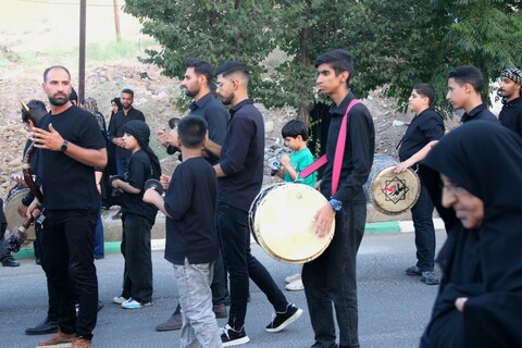 تصاویر/ آیین ورود نمادین کاروان امام حسین(ع) در شهر جوپار