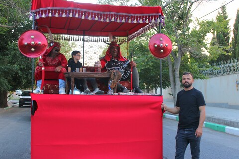 تصاویر/ آیین ورود نمادین کاروان امام حسین(ع) در شهر جوپار