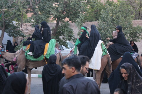 تصاویر/ آیین ورود نمادین کاروان امام حسین(ع) در شهر جوپار