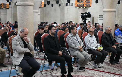 تصاویر| مراسم سوگواری و عزاداری سومین روز محرم به میزبانی نماینده ولی فقیه در فارس در مسجد شهدای شیراز