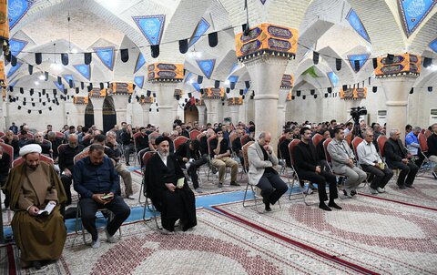 تصاویر| مراسم سوگواری و عزاداری سومین روز محرم به میزبانی نماینده ولی فقیه در فارس در مسجد شهدای شیراز
