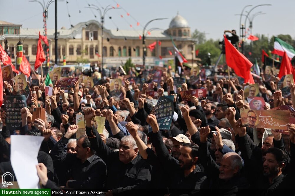 ملت ایران در سایه پرچم ولایت، متحد، استوار و مقاوم ایستاده است