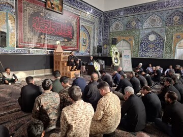 تصاویر/ گرامیداشت هفتمین روز شهادت شهید امنیت سرهنگ شهید علیرضا بوستان افروز در راوند