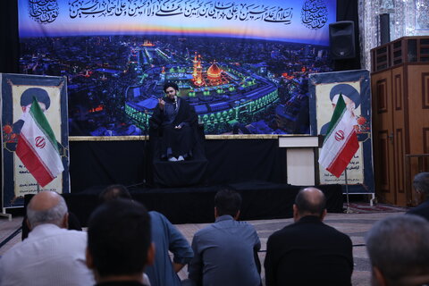 تصاویر| مراسم عزاداری شب چهارم محرم در حرم مطهر سیدعلاالدین حسین(ع)