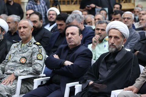 تصاویر /مراسم باشکوه گرامیداشت شهدای حملات تروریستی رژیم جعلی صهیونیستی  در قزوین برگزار شد