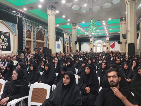 تصاویر /مراسم باشکوه گرامیداشت شهدای حملات تروریستی رژیم جعلی صهیونیستی  در قزوین برگزار شد