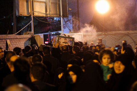 تصاویر| وداع با پیکر شهدای اقتدار ملی در کهف شهدای بیرجند