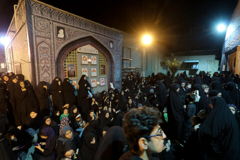 تصاویر| وداع با پیکر شهدای اقتدار ملی در کهف شهدای بیرجند