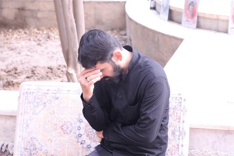 مراسم روضه خوانی روز چهارم محرم در مدرسه علمیه شفیعیه یزد