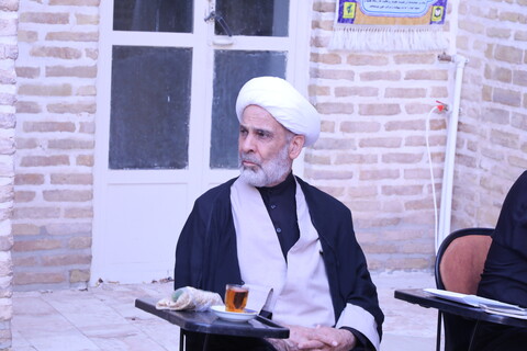 مراسم روضه خوانی روز چهارم محرم در مدرسه علمیه شفیعیه یزد