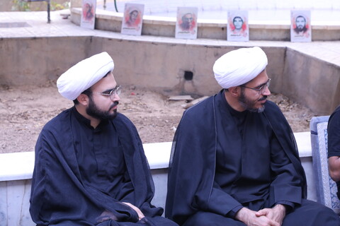 مراسم روضه خوانی روز چهارم محرم در مدرسه علمیه شفیعیه یزد