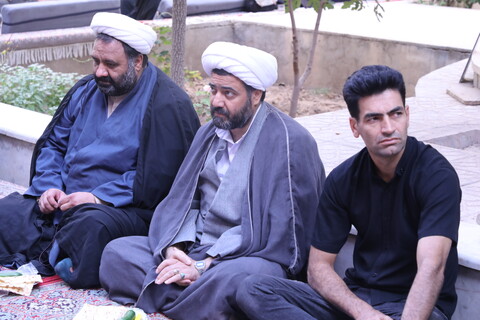 مراسم روضه خوانی روز چهارم محرم در مدرسه علمیه شفیعیه یزد