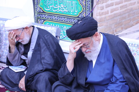 مراسم روضه خوانی روز چهارم محرم در مدرسه علمیه شفیعیه یزد