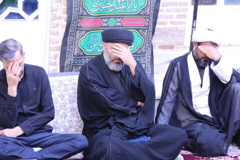 مراسم روضه خوانی روز چهارم محرم در مدرسه علمیه شفیعیه یزد