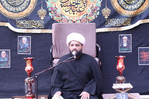 مراسم روضه خوانی روز چهارم محرم در مدرسه علمیه شفیعیه یزد