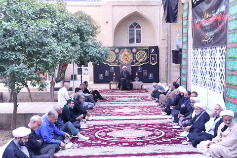 مراسم روضه خوانی روز چهارم محرم در مدرسه علمیه شفیعیه یزد