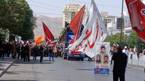 تصاویر/ مراسم تشییع ۴شهید حملات رژیم صهیونیستی در مشهد