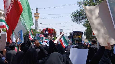 تصاویر/ مراسم تشییع ۴شهید حملات رژیم صهیونیستی در مشهد