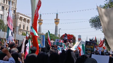 تصاویر/ مراسم تشییع ۴شهید حملات رژیم صهیونیستی در مشهد