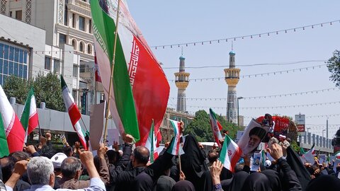 تصاویر/ مراسم تشییع ۴شهید حملات رژیم صهیونیستی در مشهد