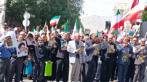 تصاویر/ مراسم تشییع ۴شهید حملات رژیم صهیونیستی در مشهد