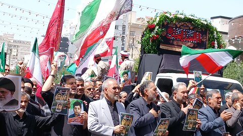 تصاویر/ مراسم تشییع ۴شهید حملات رژیم صهیونیستی در مشهد