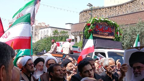 تصاویر/ مراسم تشییع ۴شهید حملات رژیم صهیونیستی در مشهد