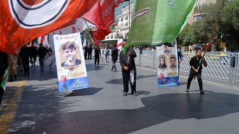 تصاویر/ مراسم تشییع ۴شهید حملات رژیم صهیونیستی در مشهد