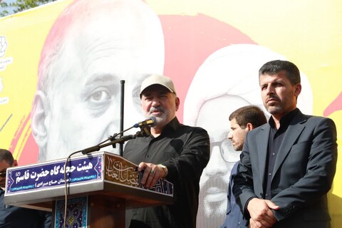 تصاویر/تشییع پیکر مطهر شهید سپهبد غلامعلی رشید در دزفول