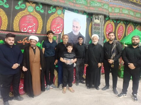 تصاویر/ سرکشی امام جمعه برازجان به مراسمات عزاداری محرم