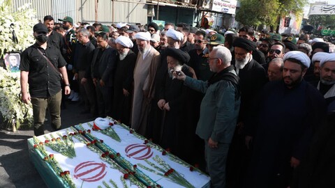 مراسم تشییع سه شهید راه قدس در اهواز