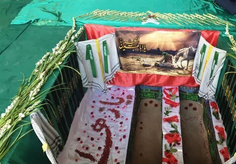 مراسم تشییع سه شهید راه قدس در اهواز