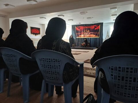 تصاویر/ مراسم عزاداری محرم الحرام در مدرسه علمیه زینب کبری (س) ارومیه