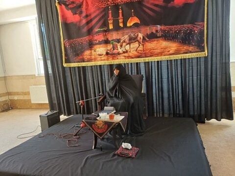 تصاویر/ مراسم عزاداری محرم الحرام در مدرسه علمیه زینب کبری (س) ارومیه