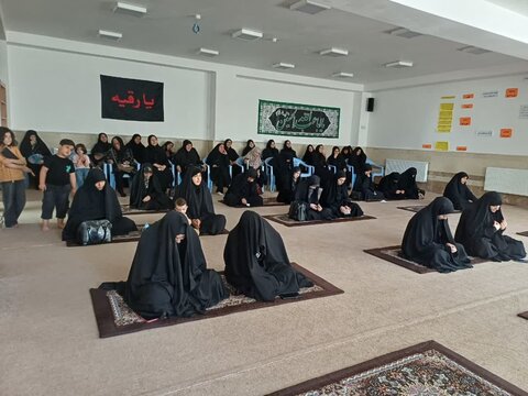 تصاویر/ مراسم عزاداری محرم الحرام در مدرسه علمیه زینب کبری (س) ارومیه