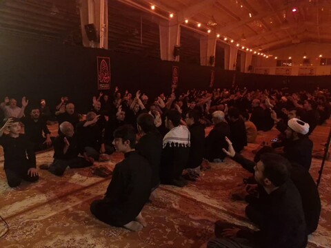 حوزه/ برنامه شب سوم عزاداری ستاد برگزاری نمازجمعه و حوزه علمیه شهرستان مرند