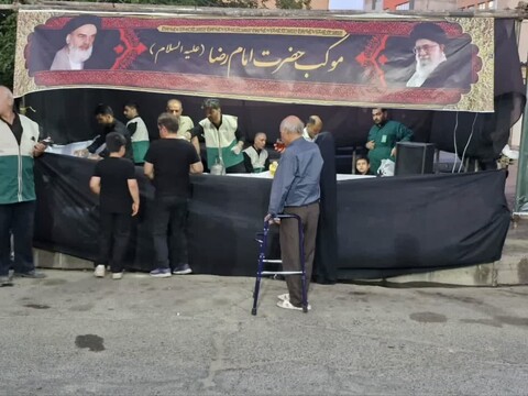 حوزه/ برنامه شب سوم عزاداری ستاد برگزاری نمازجمعه و حوزه علمیه شهرستان مرند